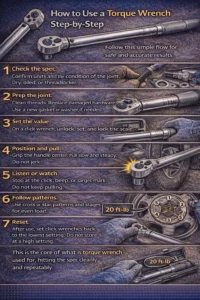 How to Use a Torque Wrench Step-by-Step – Accurate and Safe Torque Guide