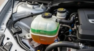 Checking Coolant Level in Reservoir