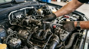 using socket set for automotive repair and maintenance