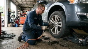 impact wrench used for tire change and lug nut removal