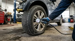 low tire pressure causing poor fuel economy mileage drop