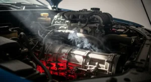 overheating transmission due to low transmission fluid