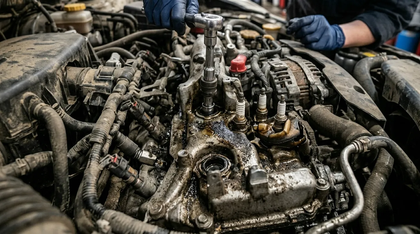 poor engine maintenance causing high fuel consumption