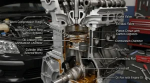 faulty valve seals causing blue smoke exhaust problem