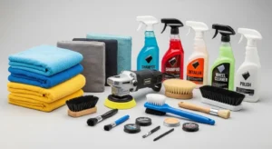 car detailing tools kit microfiber brush polish machine