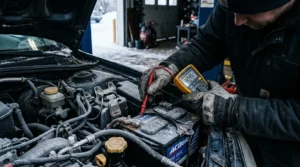 checking car battery health before winter season