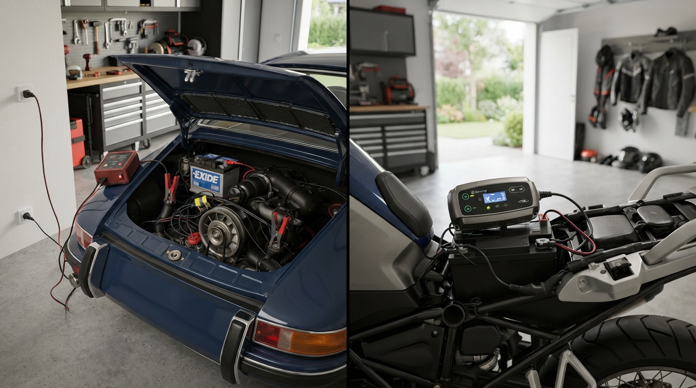 Trickle Charger vs Battery Maintainer