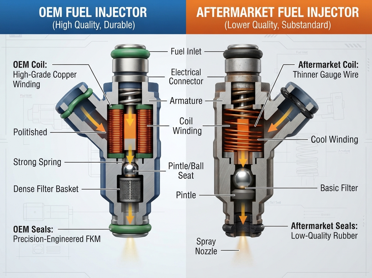aftermarket fuel injectors vs oem