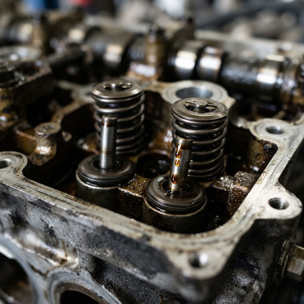 Engine Oil Burning Causes