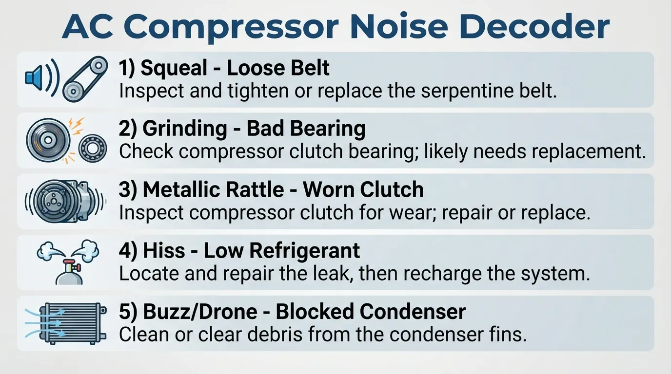 What Causes Car AC Compressor To Make Noise: Quick Fixes