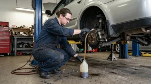 air in brake lines causing spongy brake pedal