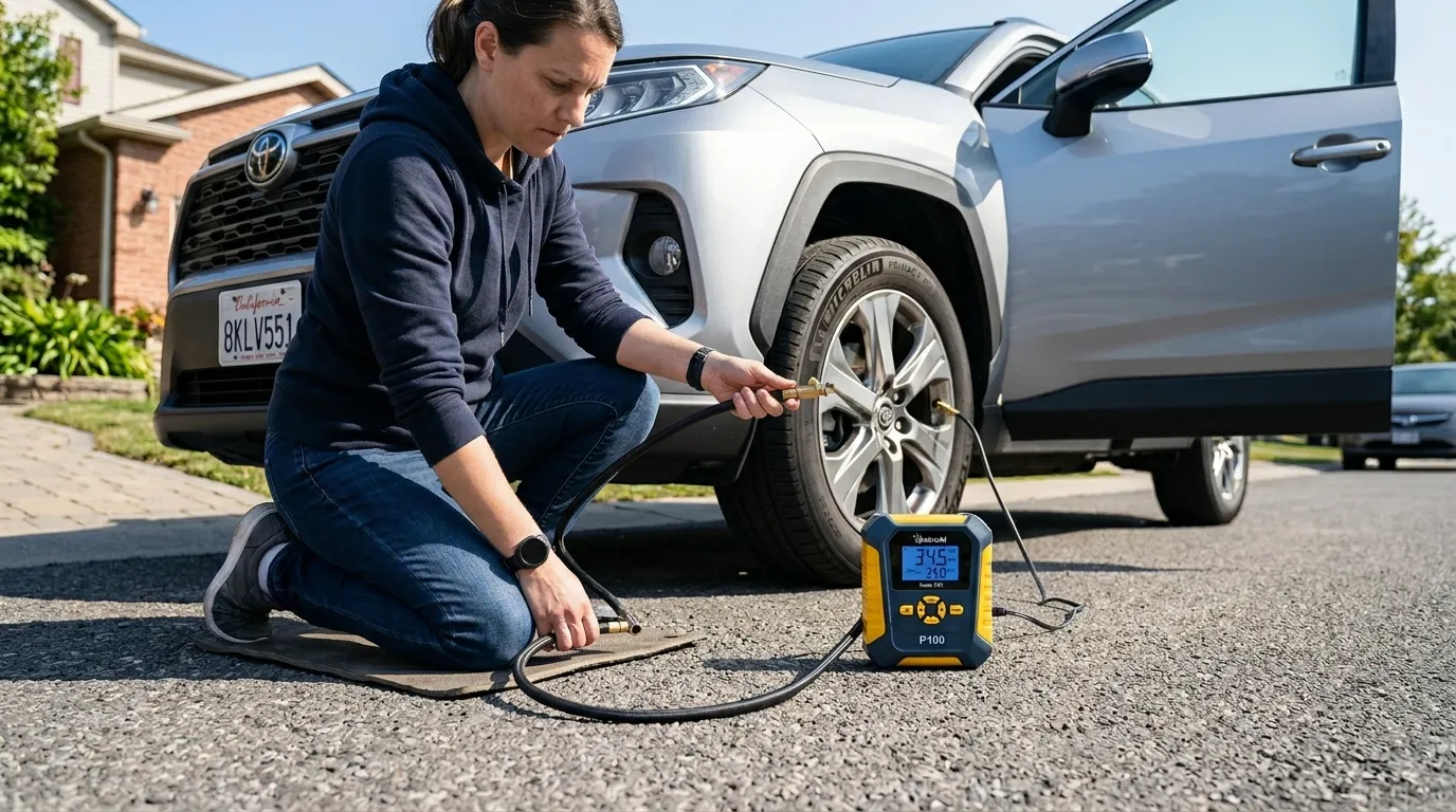 how to use air compressor for car tires quick guide 2026