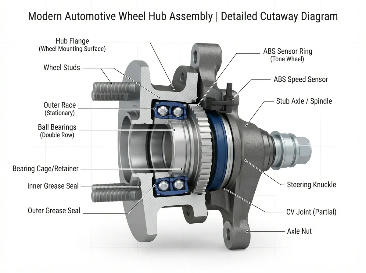 Front Vs Rear Wheel Bearing: Key Differences & Signs: https://motoradvises.com/front-vs-rear-wheel-bearing