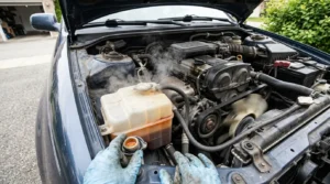 bad radiator fan causing overheating at idle
