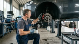 bleeding car brakes using brake bleeder kit