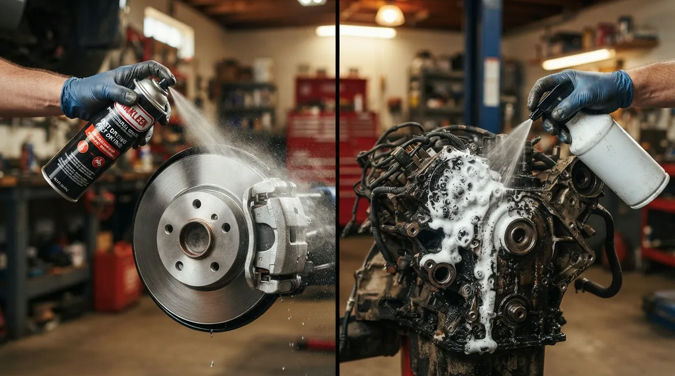 Brake Cleaner Vs Degreaser Which Cleans Better httpsmotoradvises.combrake-cleaner-vs-degreaser