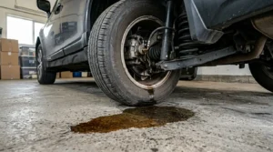 brake fluid leak causing soft brake pedal symptoms