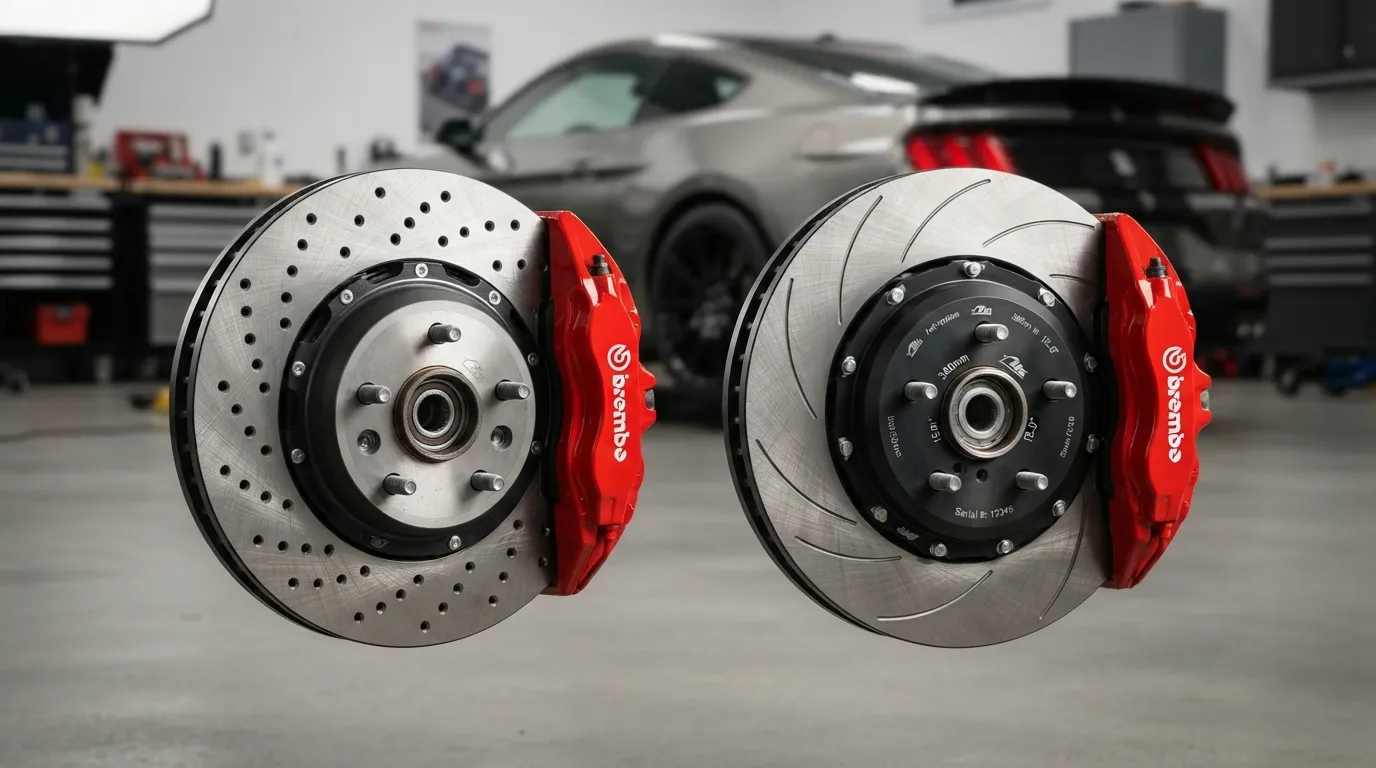 Drilled Vs Slotted Brake Rotors: Which Is Best current year 2026:https://motoradvises.com/drilled-vs-slotted-brake-rotors/:best brake rotors, best rotors for street driving, brake upgrade guide, drilled rotors, drilled vs slotted brake rotors, performance brake rotors, rotor maintenance tips, slotted rotors