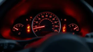 High Engine Temperature Warning Sign