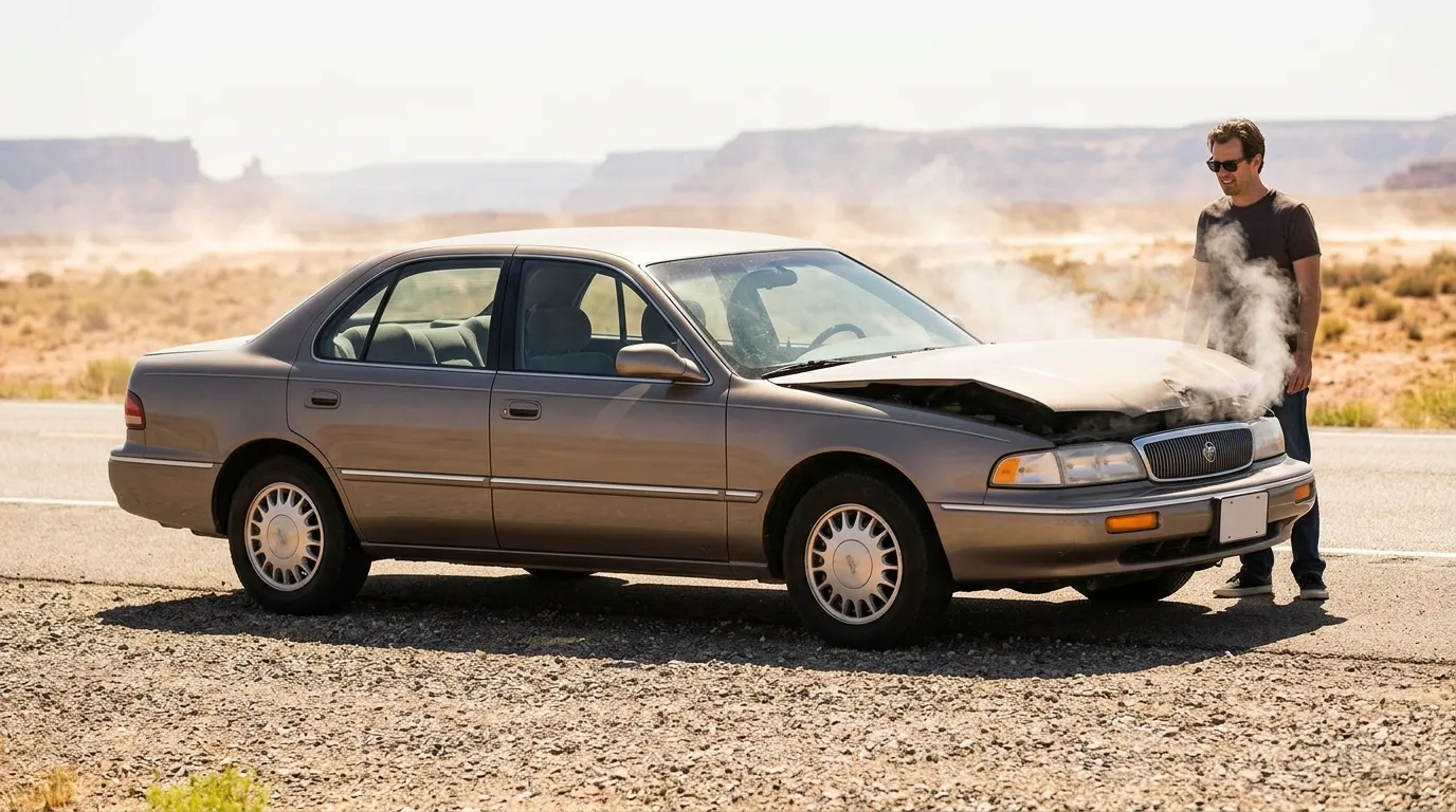 low coolant causing car overheating while idling