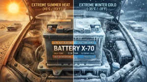 protecting car battery from extreme temperatures