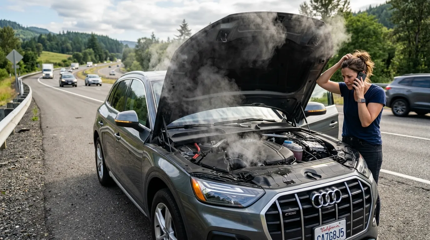 fixing overheating engine by checking coolant and cooling system