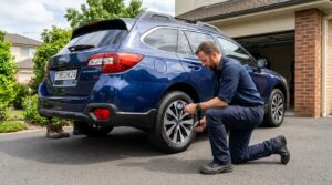 checking tire pressure on all car tires regularly