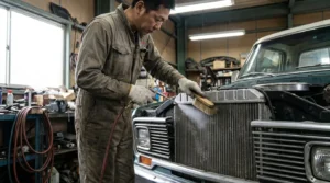 cleaning radiator fins to improve engine cooling