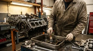 professional engine cleaning for oil sludge removal