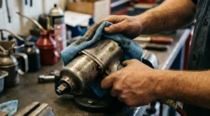 cleaning an air impact wrench to improve performance