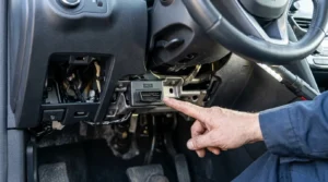 locating obd2 diagnostic port under dashboard