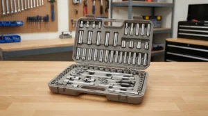 complete socket set for automotive and car repair work