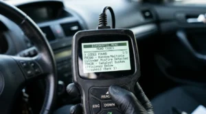 reading obd2 trouble codes on diagnostic scanner