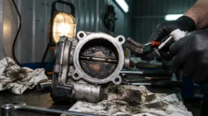 dirty throttle body causing rough idle vibration