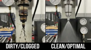 dirty vs clean fuel injector performance comparison
