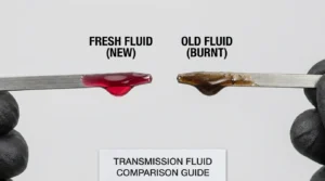 clean and dirty transmission fluid comparison guide