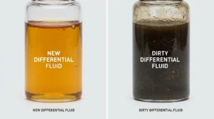 dirty and fresh differential fluid comparison