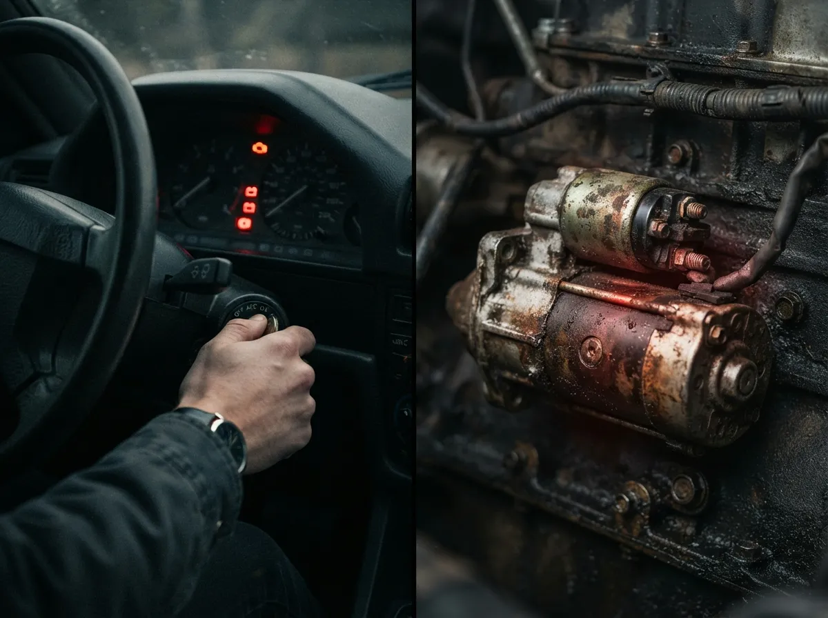 bad starter symptoms, car won’t start troubleshooting, starter clicking noise, starter motor, starter motor failure, starter motor failure symptoms, starter motor repair tips, starter motor replacement cost