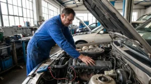 engine sputtering caused by weak fuel pump pressure