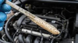 worn tire tread causing vibration at high speed