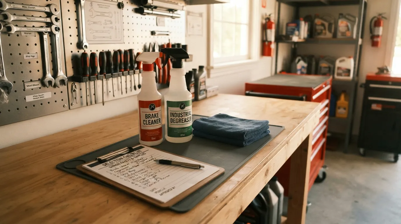 "Brake Cleaner Vs Degreaser: Which Cleans Better?: https://motoradvises.com/brake-cleaner-vs-degreaser/ "