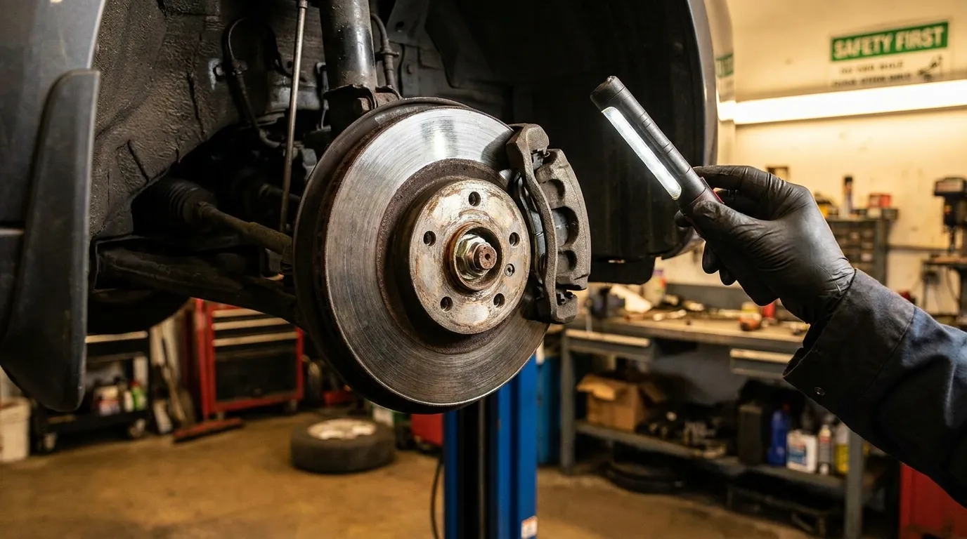 how to inspect brake pads quick safety check guide
