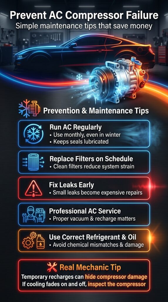 Car Ac Compressor Failure Symptoms: Signs, Causes & Fixes - Motor Advises