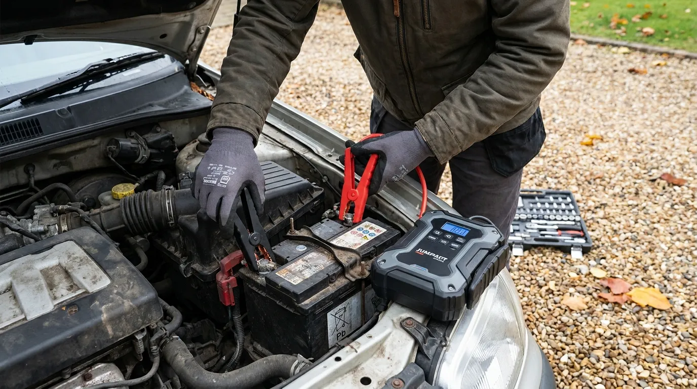 how to use portable jump starter step by step guide