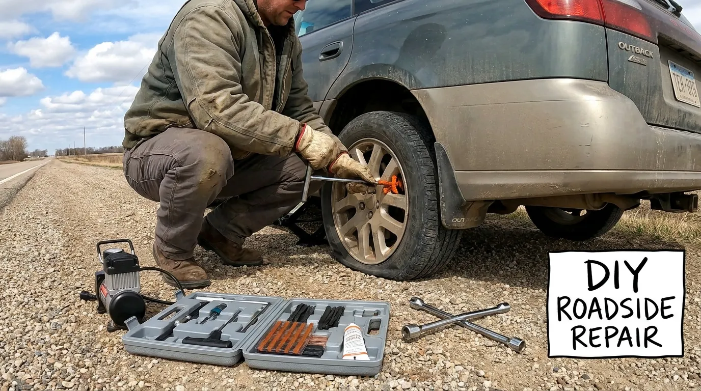 how to use tire repair kit quick step by step guide