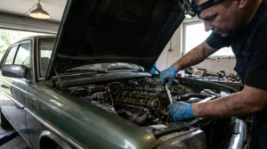 engine timing issue causing intake or exhaust backfire