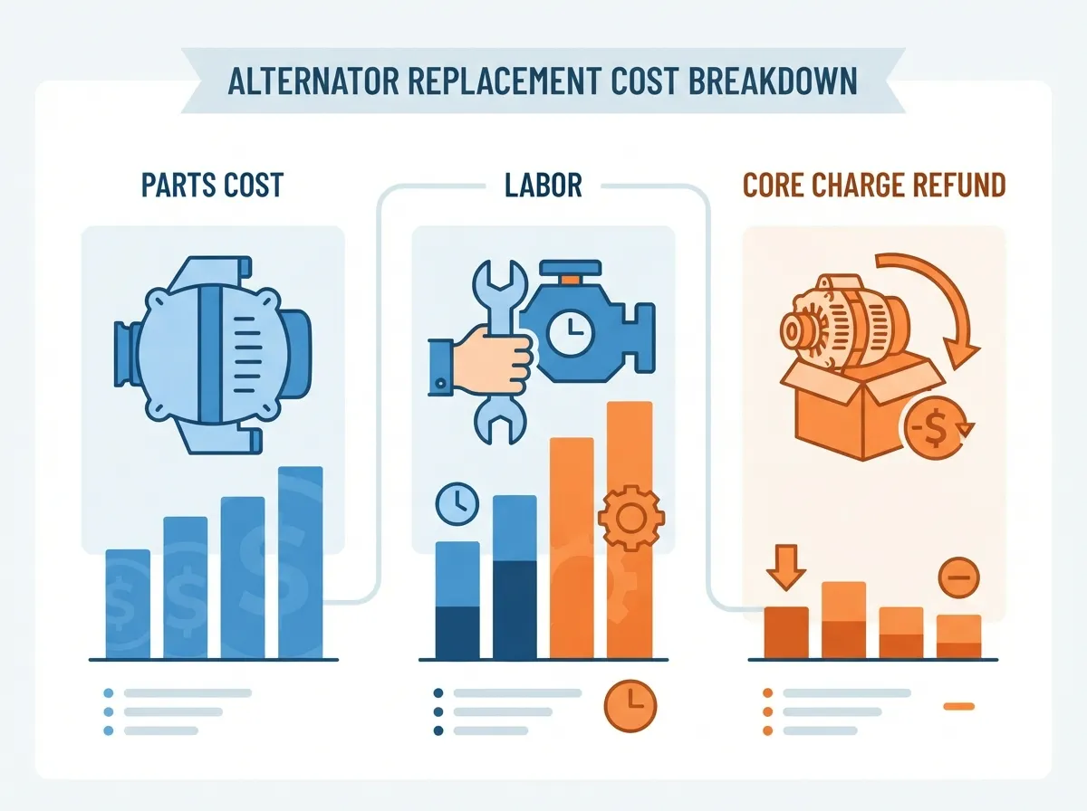 alternator noise, alternator repair, alternator replacement cost 2026, bad alternator signs, bad alternator symptoms, best alternator replacement, car charging system, DIY alternator replacement, replace alternator cost"Best Alternator Replacement: 2026 Buyer's Guide & Costs:https://motoradvises.com/best-alternator-replacement/ ‎