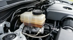 low brake fluid causing soft brake pedal problem