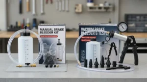 manual vs vacuum brake bleeder kit comparison