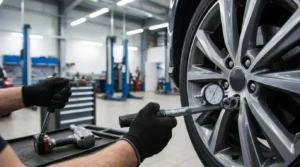 checking lug nut torque after using torque sticks